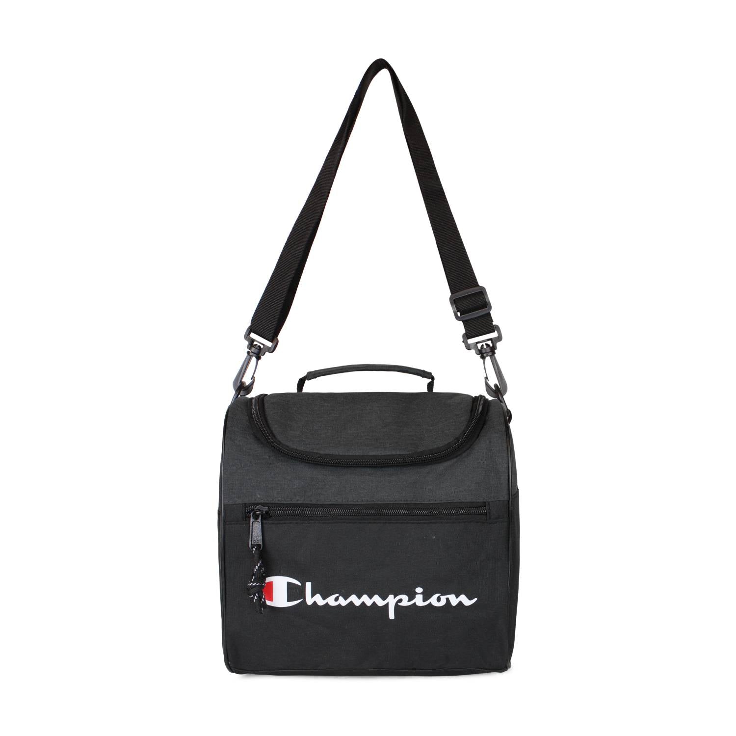 Pack bolso Atlanta 45lts + Lonchera Oxford negra negro