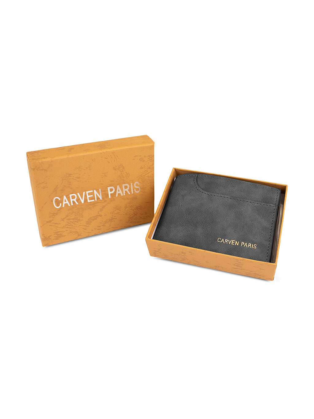 Billetera hombre Jack negra con monedero Carven Paris