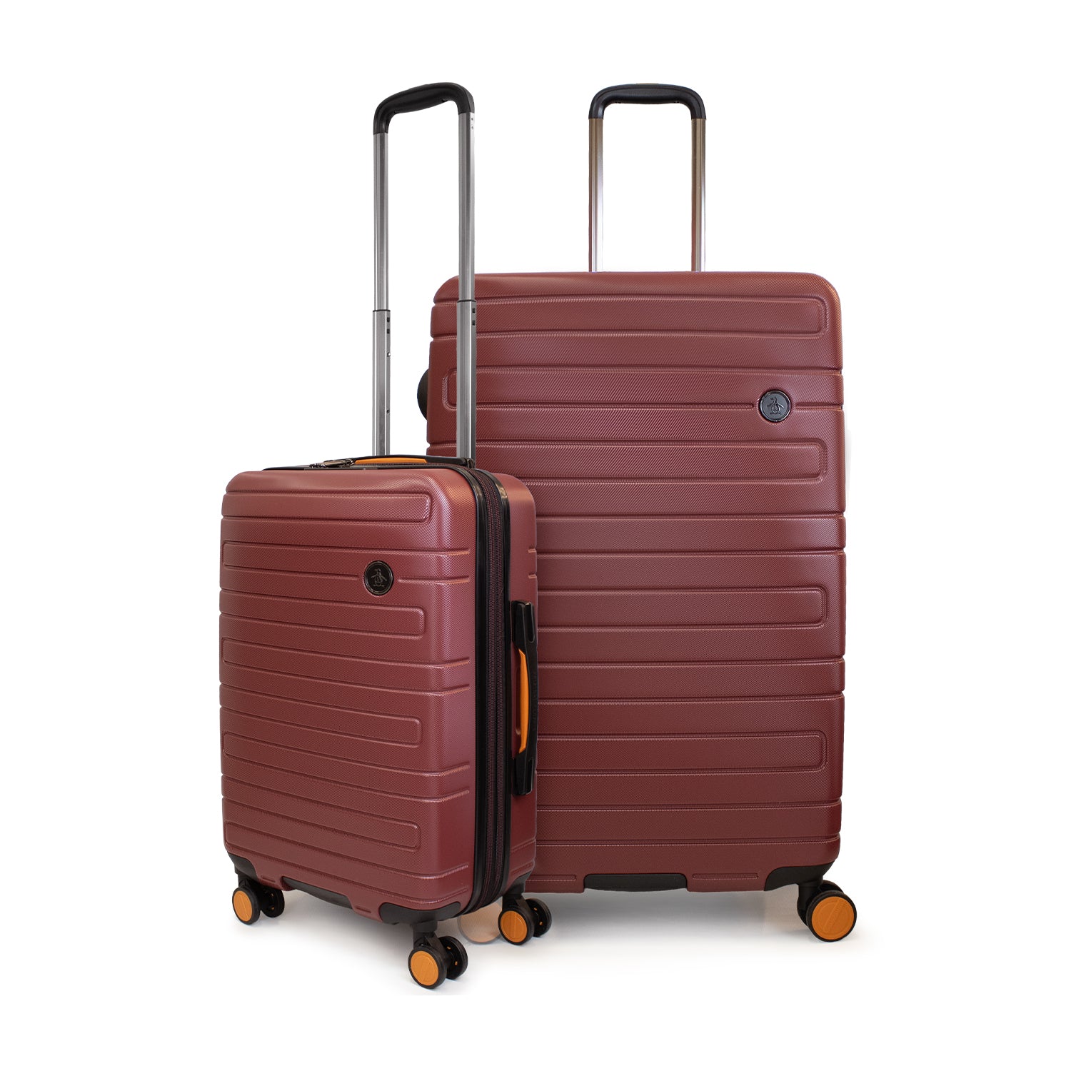 Pack 2 maletas S+L Milan burdeo