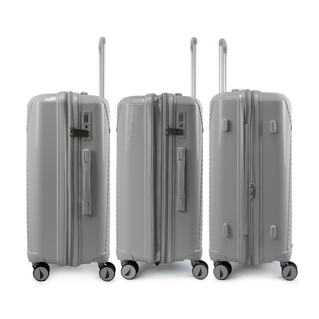 Set 3 maletas S+M+L Niza gris