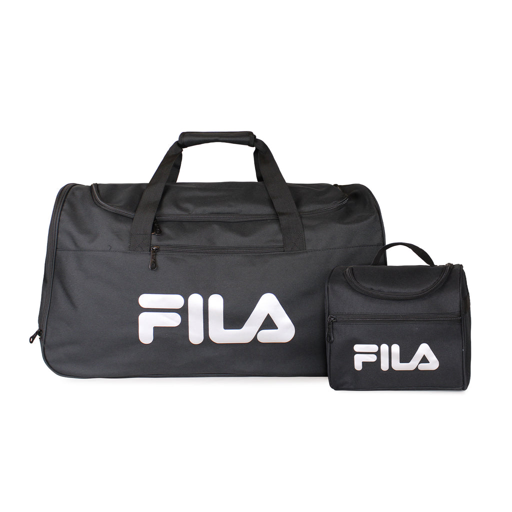 Pack bolso Verona 71lts + lonchera Bonet silver negro