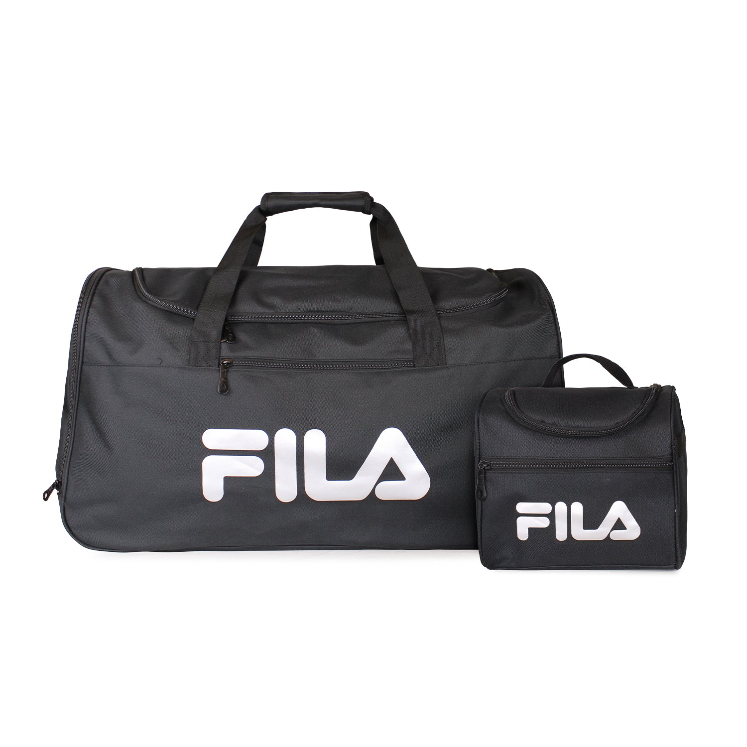 Pack bolso Verona 71lts + lonchera Bonet silver negro