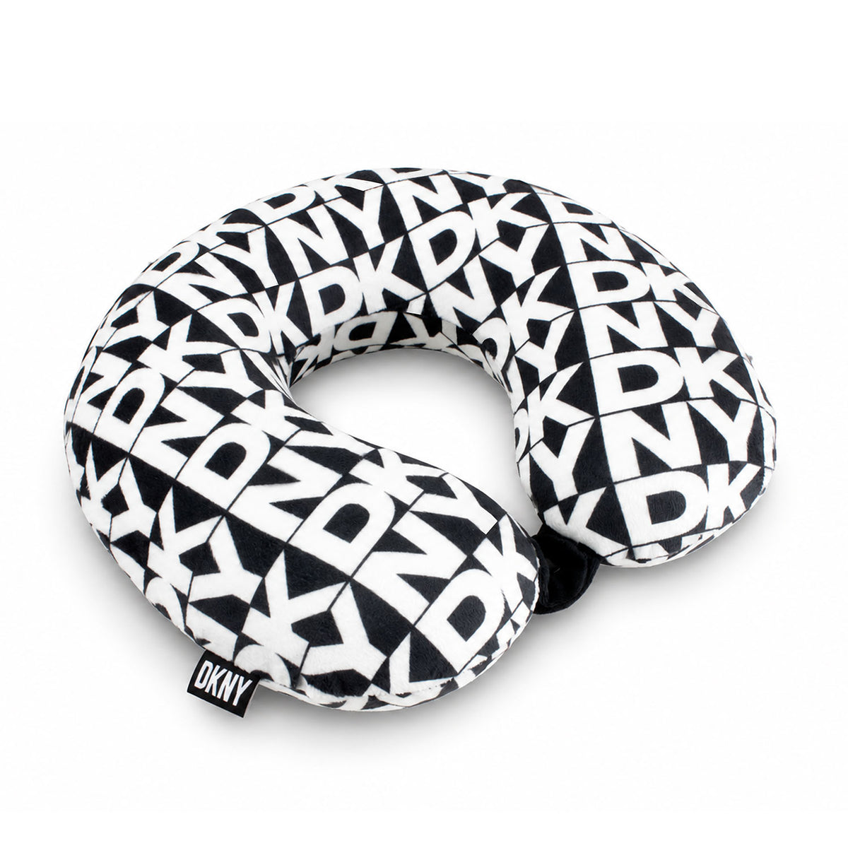 Almohada de Viaje Memory Foam DONNA KARAN letras blancas