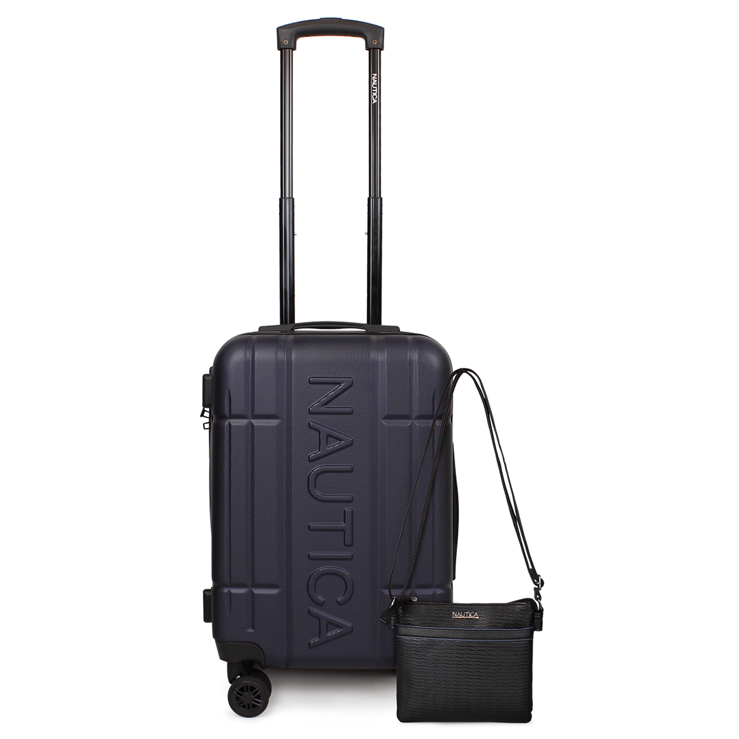Pack Nautica Maleta cabina Amsterdam + Crossbody Leeway negro
