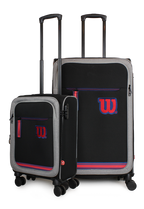 Pack 2 maletas de tela Wilson S+L Sporting negra 10y23k