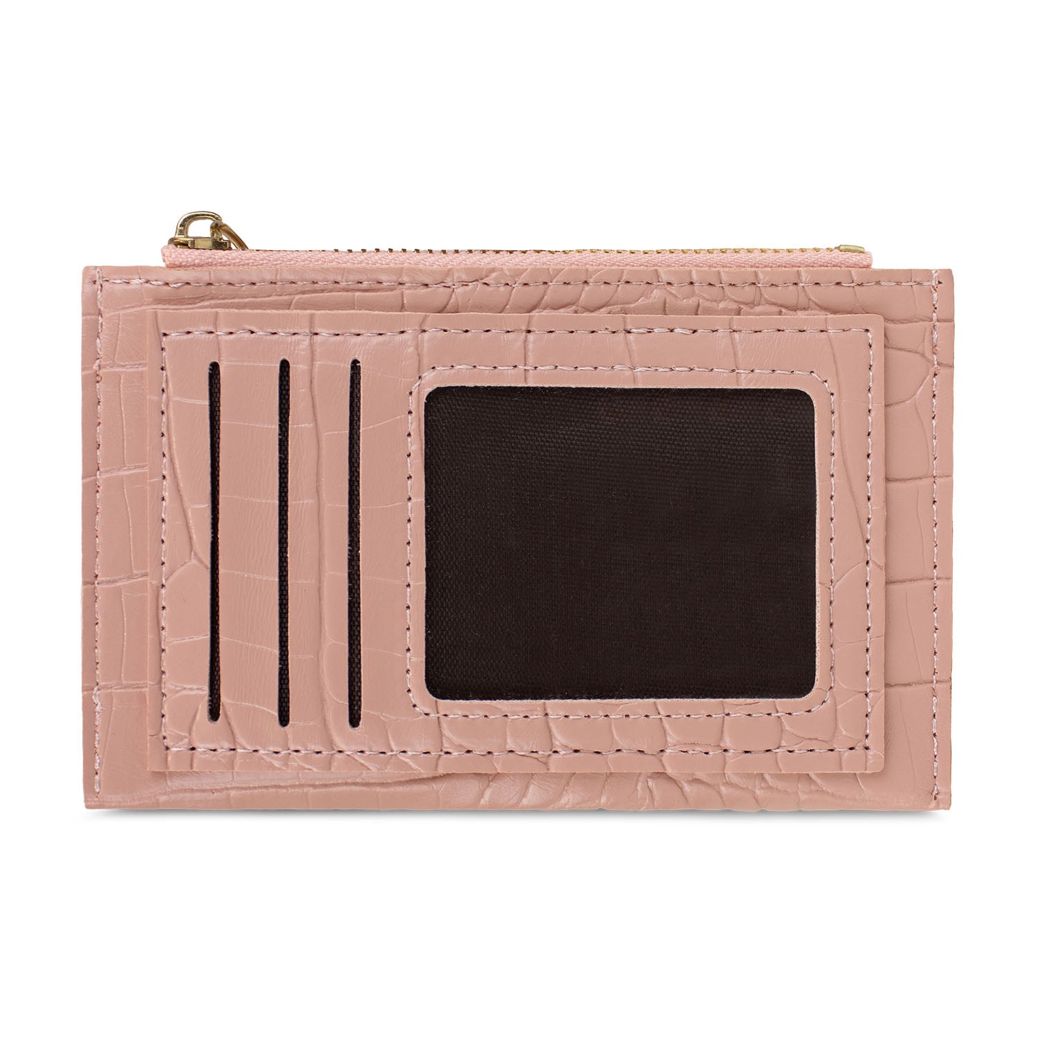 Billetera tarjetero mujer con monedero Zoe rosa Carven