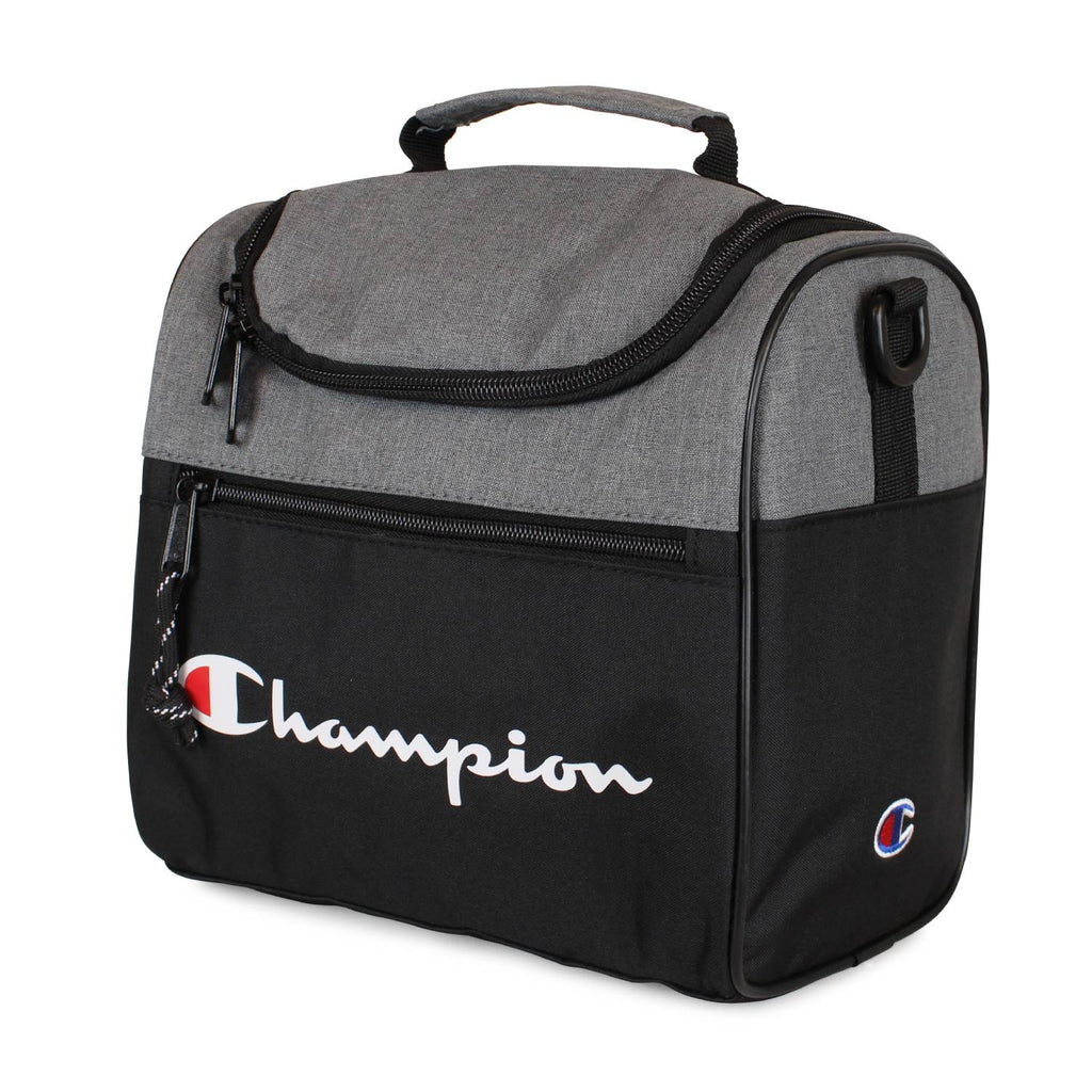 Pack bolso Atlanta 45lts + Lonchera Oxford gris