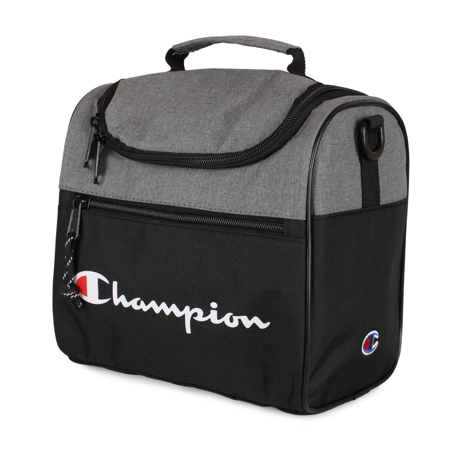Pack bolso Atlanta 45lts + Lonchera Oxford gris
