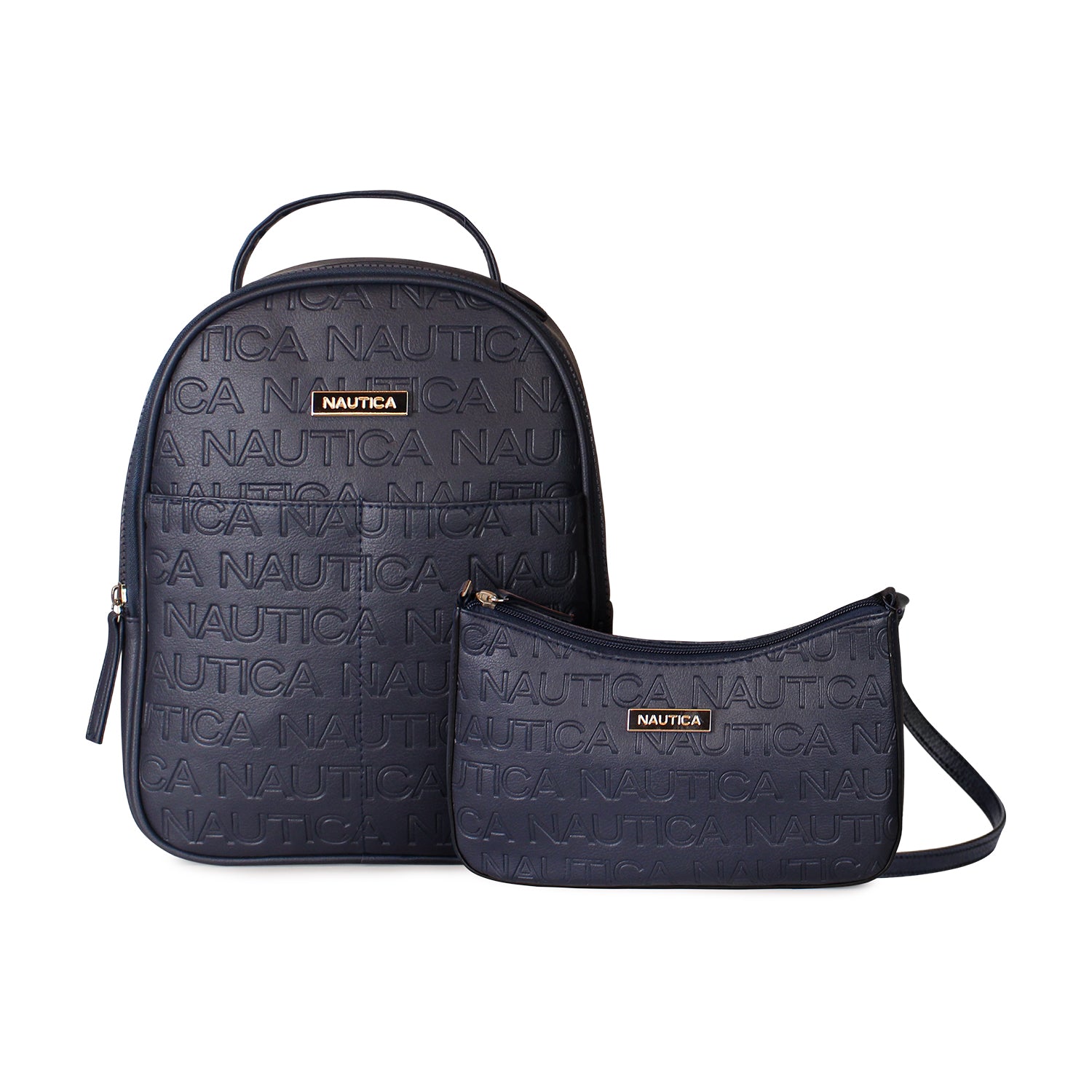 Pack Mochila Queen + Cartera Lady azul