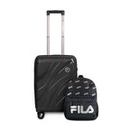 Pack Maleta cabina S Lola 10kg + Mochila Urbanix Fila 16lts negro-silver negro