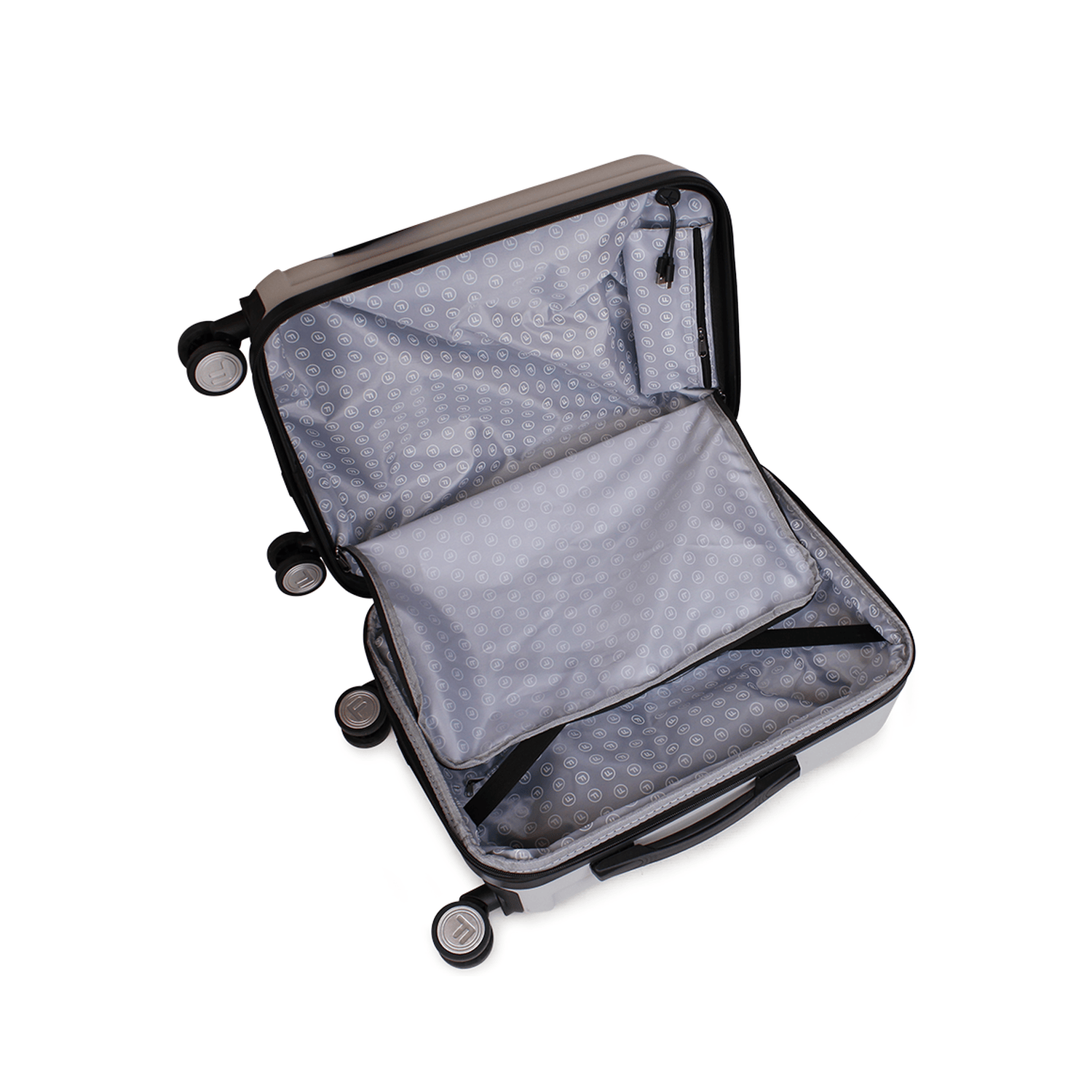 Pack Maleta cabina Flip 10kg + bolso Fila 42lts gris