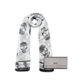 Pack Billetera Fidelia + Pañuelo Oni gris