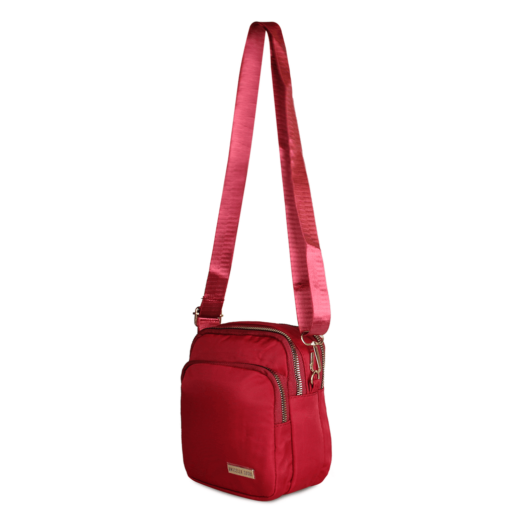 cartera isa rojo