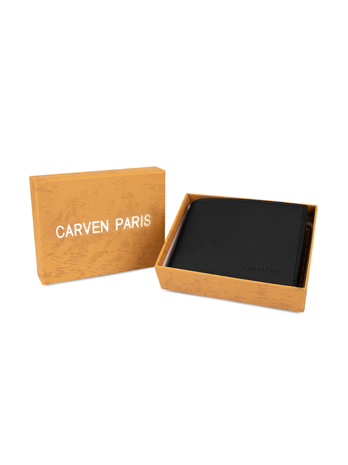 Billetera hombre Bruno café oscuro con monedero Carven Paris