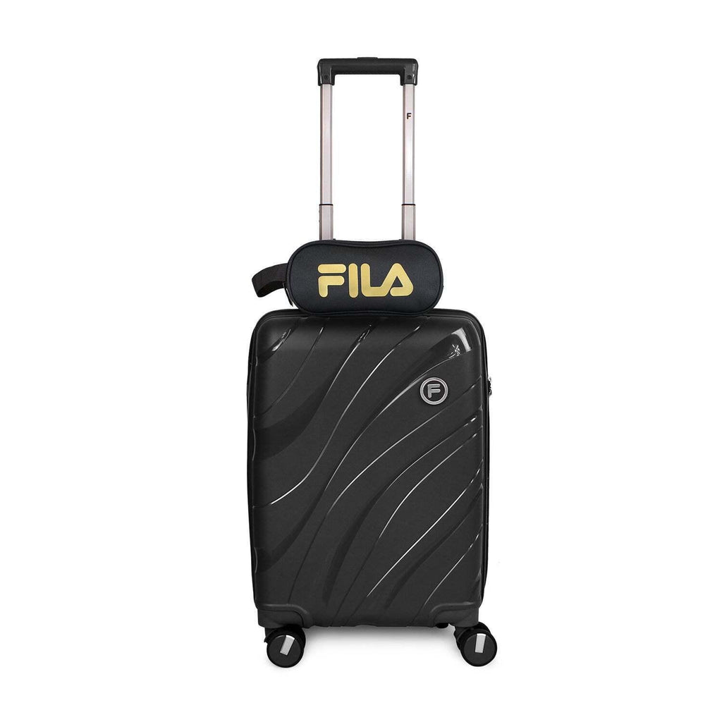Pack Maleta cabina Lola negra 10K + Estuche Spark rose negro