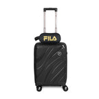 Pack Maleta cabina Lola negra 10K + Estuche Spark rose negro