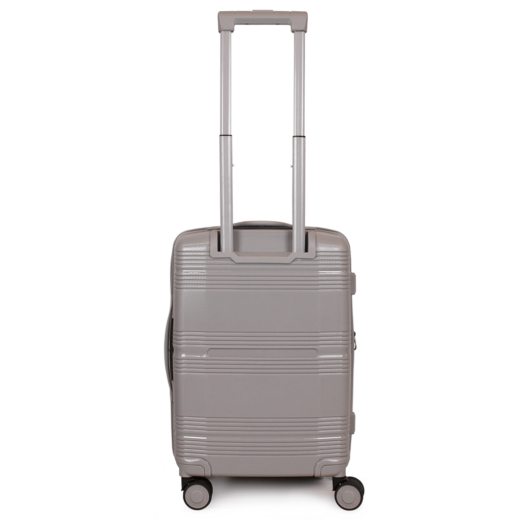 Pack Maleta cabina con usb Chic 10K + Estuche Spark silver gris