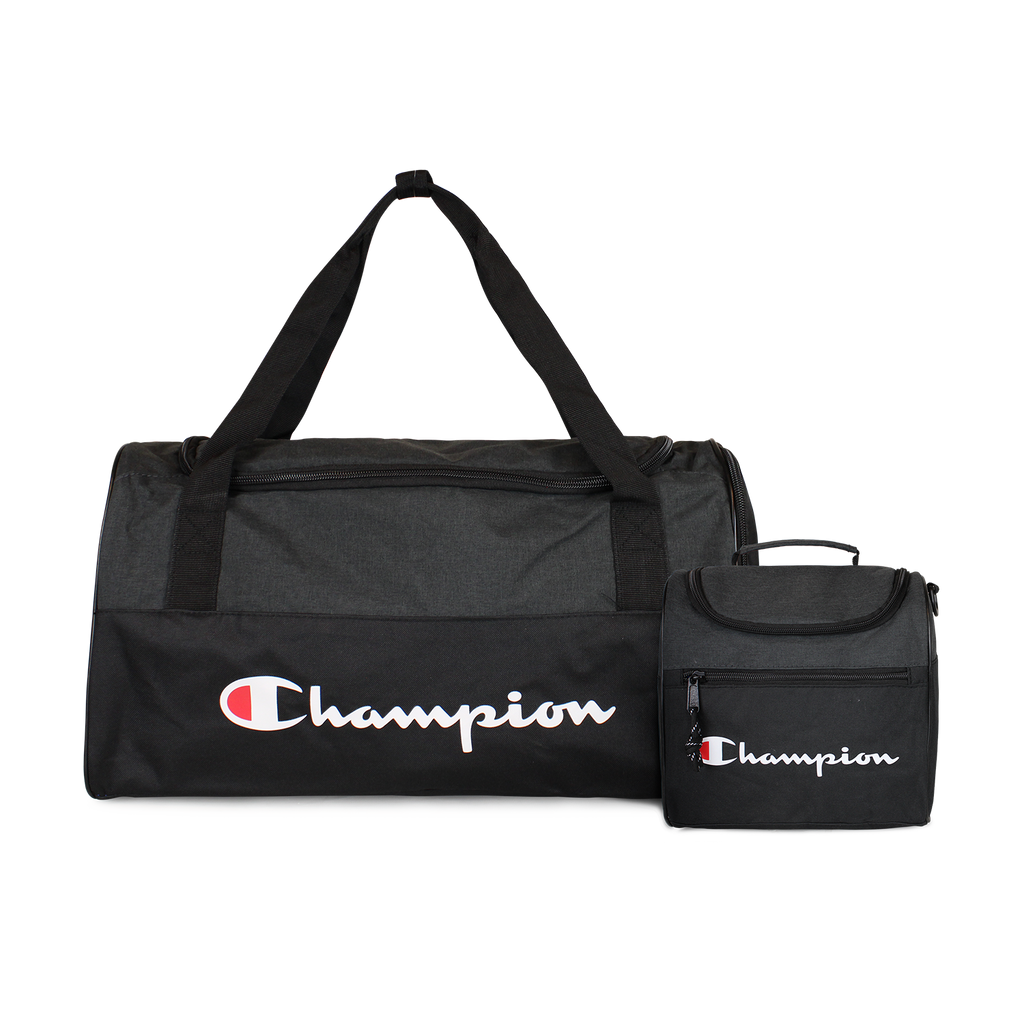 Pack bolso Toronto 28lts + Lonchera Oxford negra negro