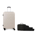 Pack Maleta Grande Meghan beige + Set Organizadores de Viaje DKNY negro