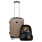 Pack Maleta cabina Flip 10kg + Mochila Fila Bolonia café