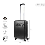 Maleta de cabina Hot Town negro