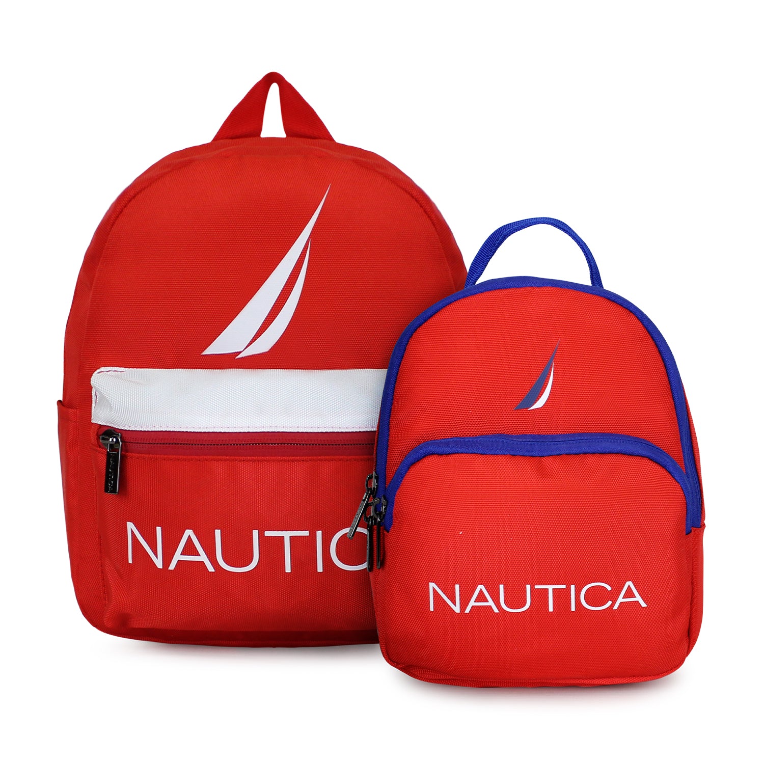 Pack Nautica 2 mochilas Parvus y Orión rojo