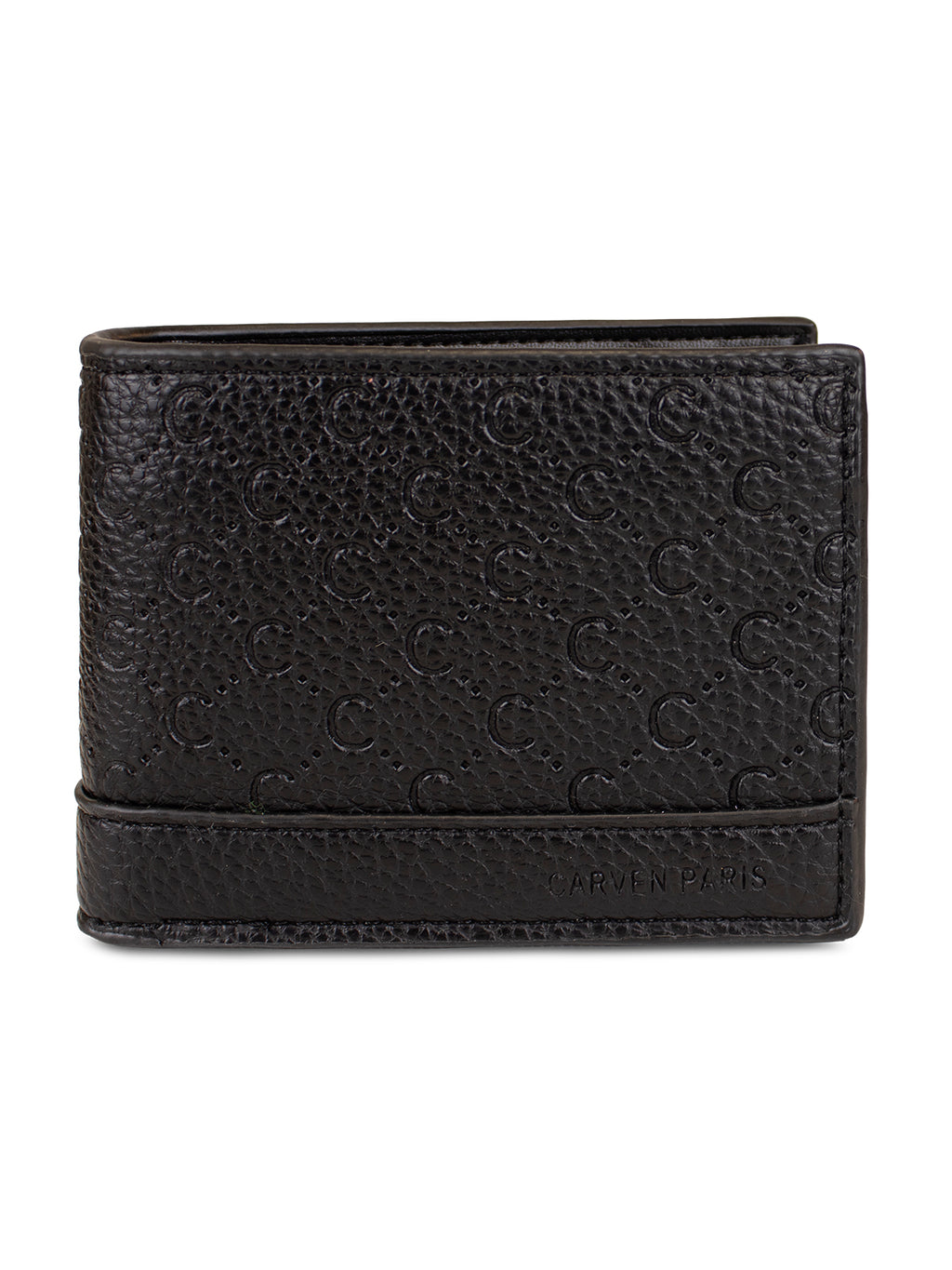 Billetera hombre Lucca negra con monedero Carven Paris