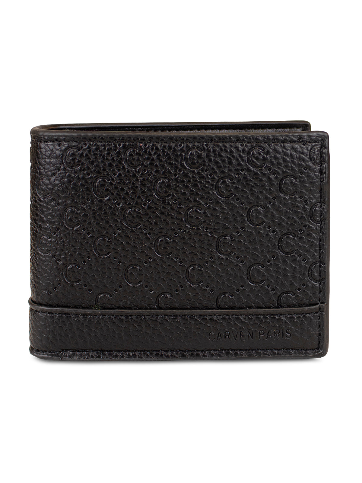 Billetera hombre Lucca negra con monedero Carven Paris