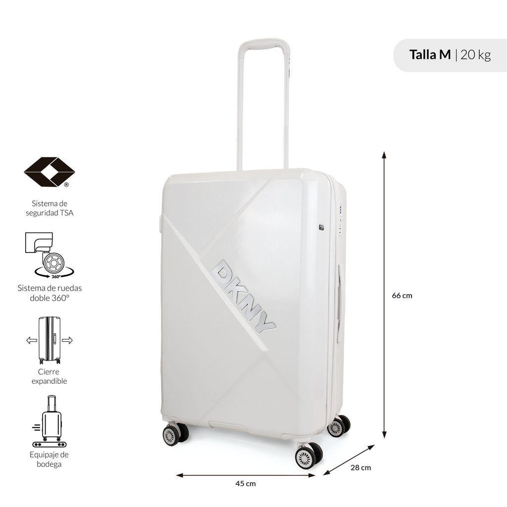Maleta mediana Your Call blanco