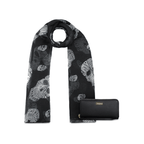 Pack Billetera Jaeda negra + Pañuelo Omani negro