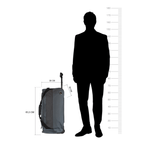 Bolso de viaje con ruedas Kross M 89 lts + Candado F gris
