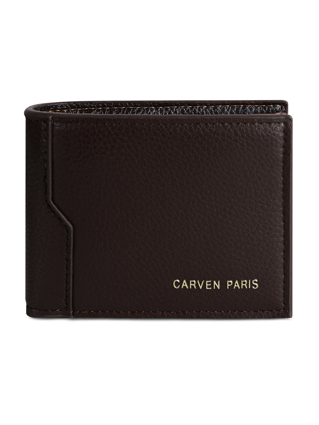 Billetera hombre Dante café oscuro con monedero  Carven Paris