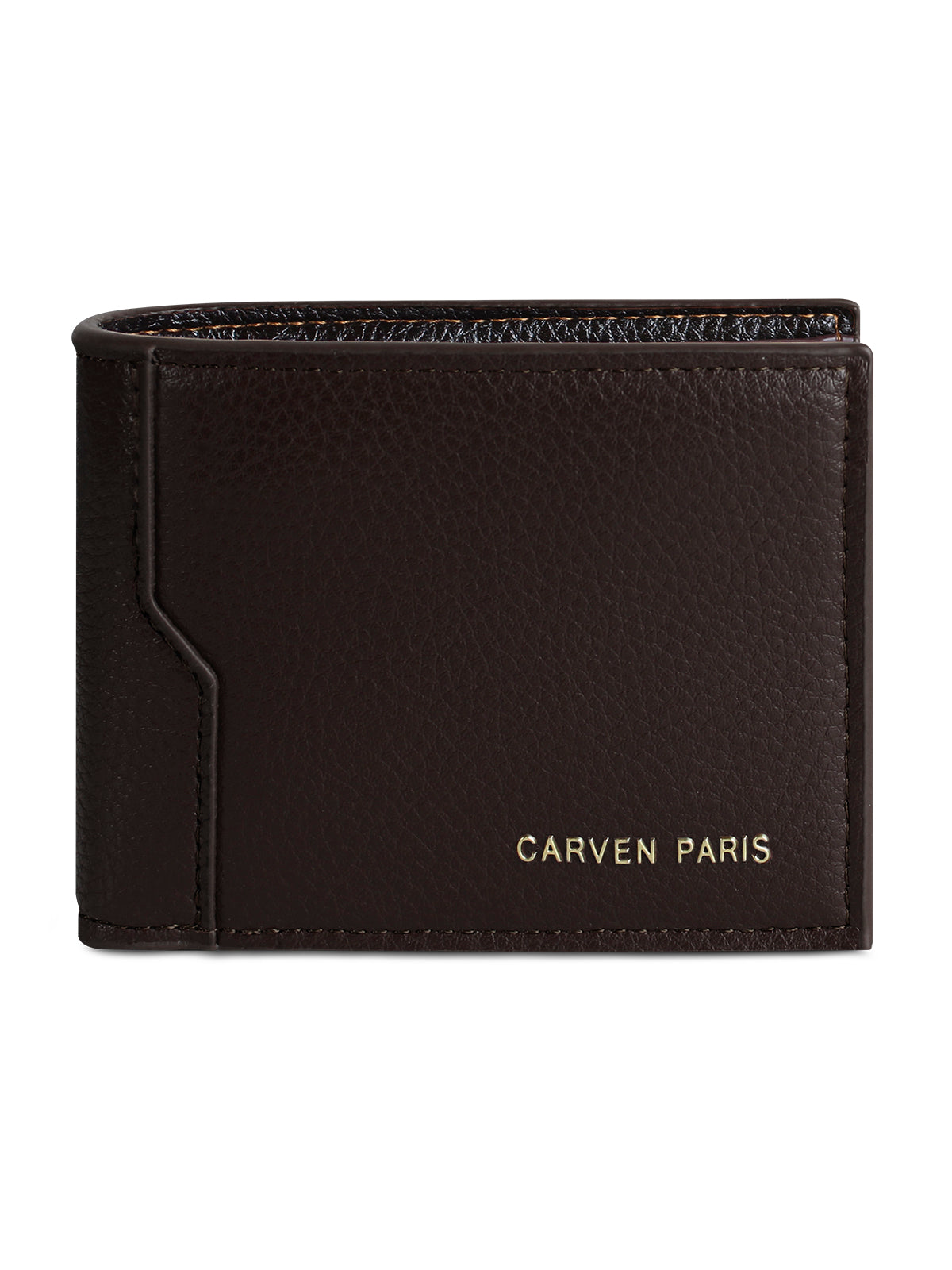 Billetera hombre Dante café oscuro con monedero  Carven Paris
