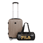 Pack Maleta cabina Flip 10kg + Bolso Fila Bolonia café