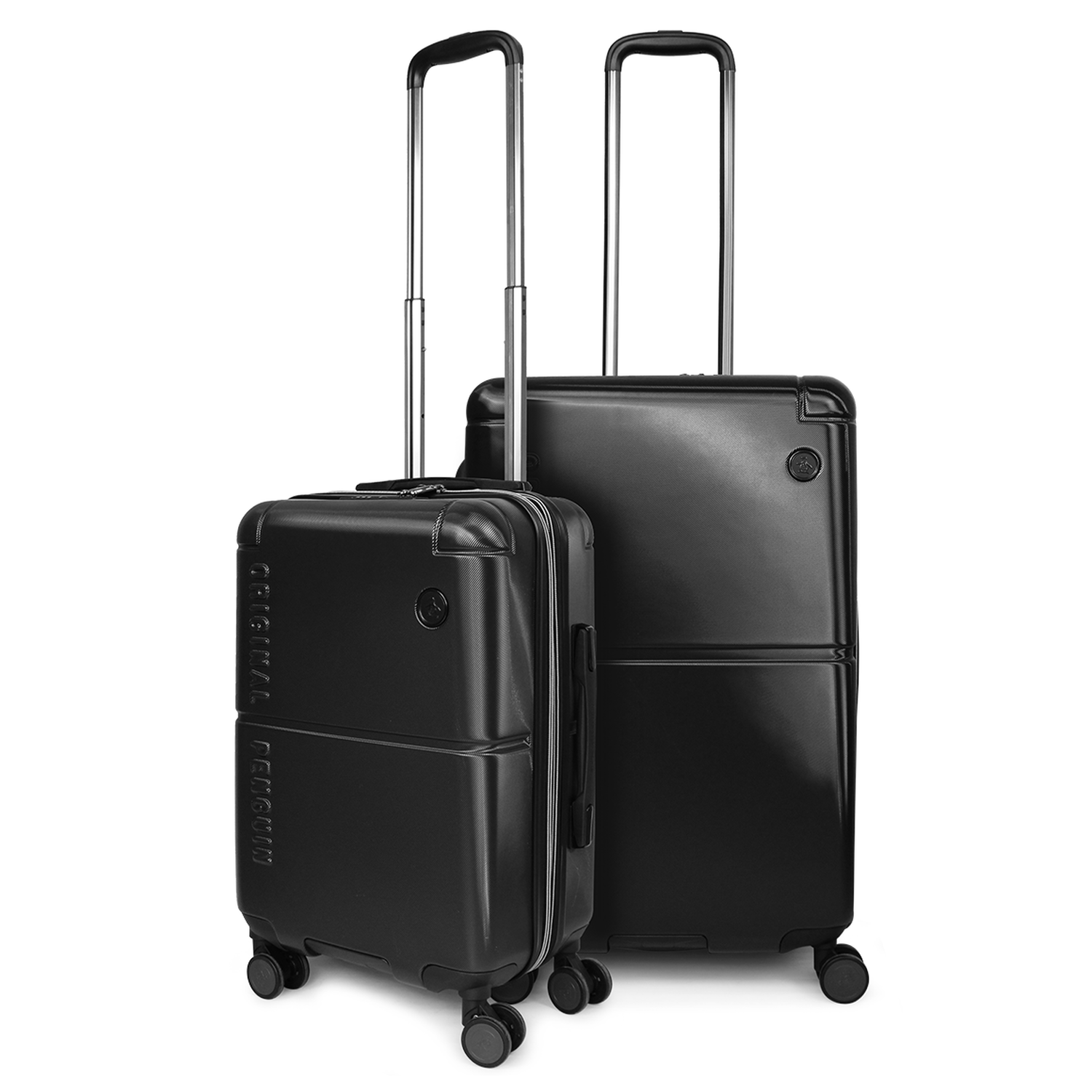 Pack 2 maletas S+M Roma negro