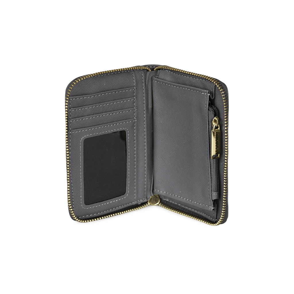 Pack Billetera Trifold + Pañuelo Oni pink gris oscuro