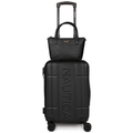 Pack Nautica Maleta cabina Amsterdam negra + Bolso Delray negro