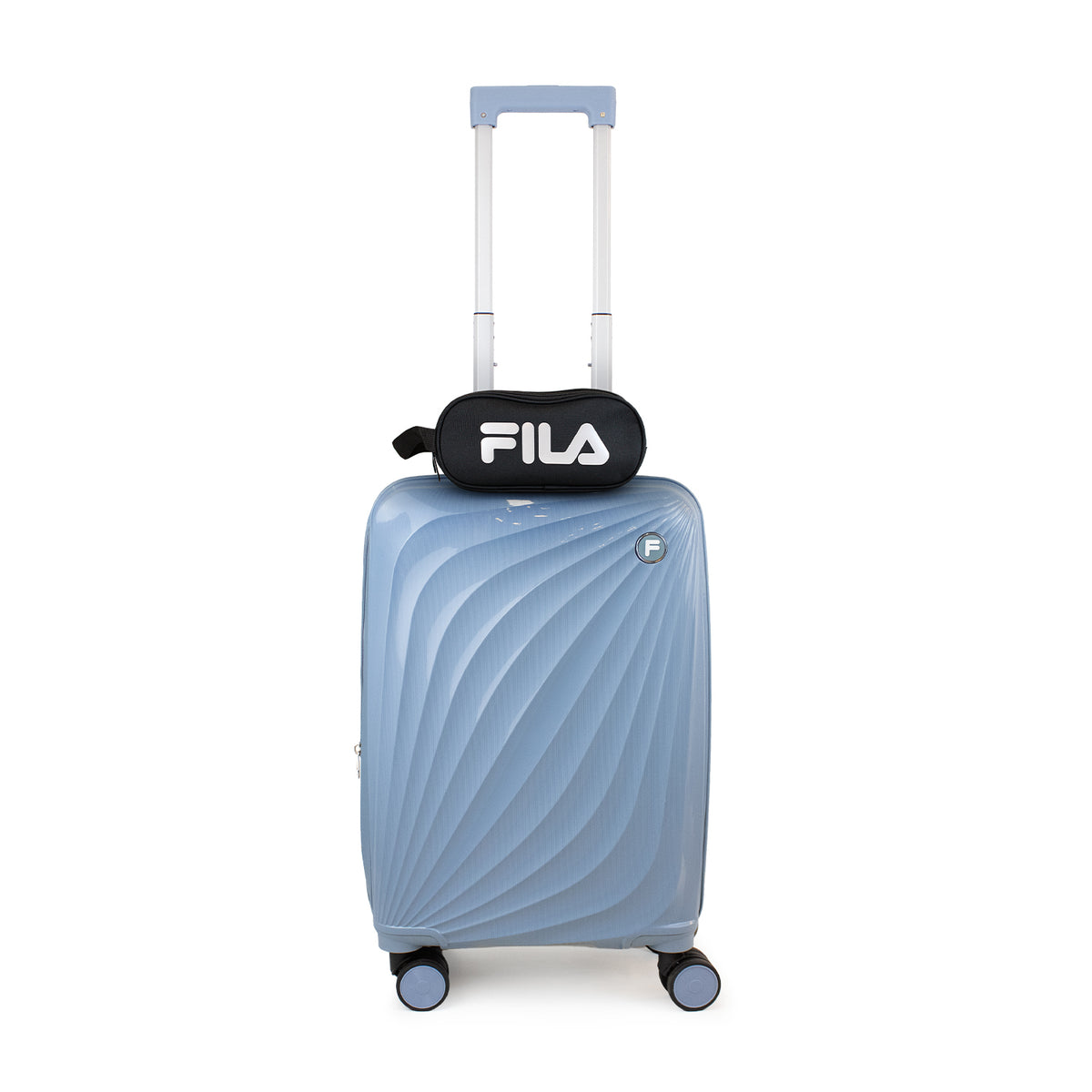 Pack Maleta de cabina Slay + Neceser Spark Fila celeste
