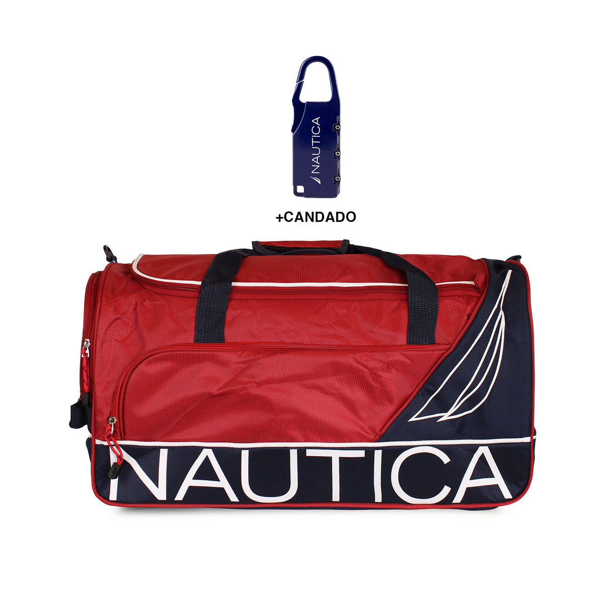 Bolso de Viaje Mannar M rojo