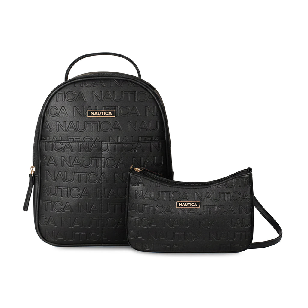 Pack Mochila Queen + Cartera Lady negra negro