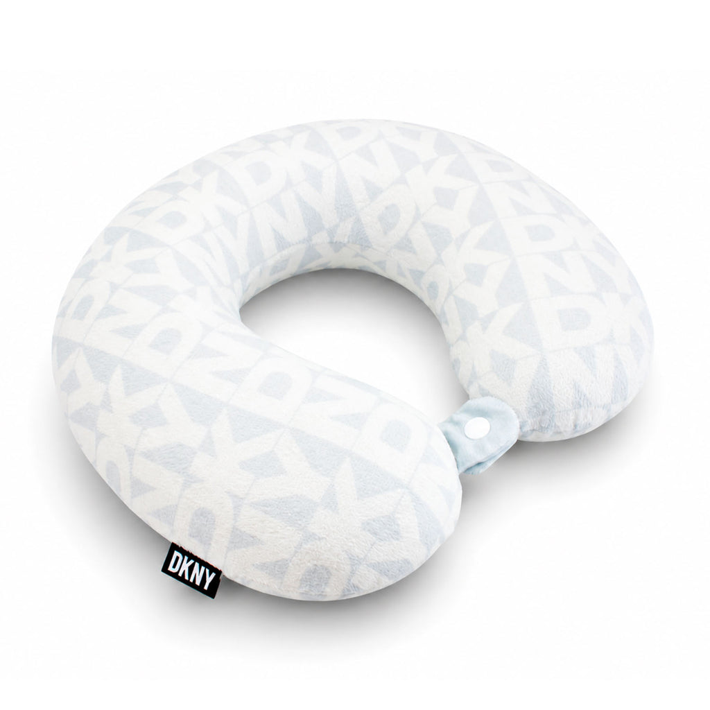 Almohada de Viaje Memory Foam DONNA KARAN celeste