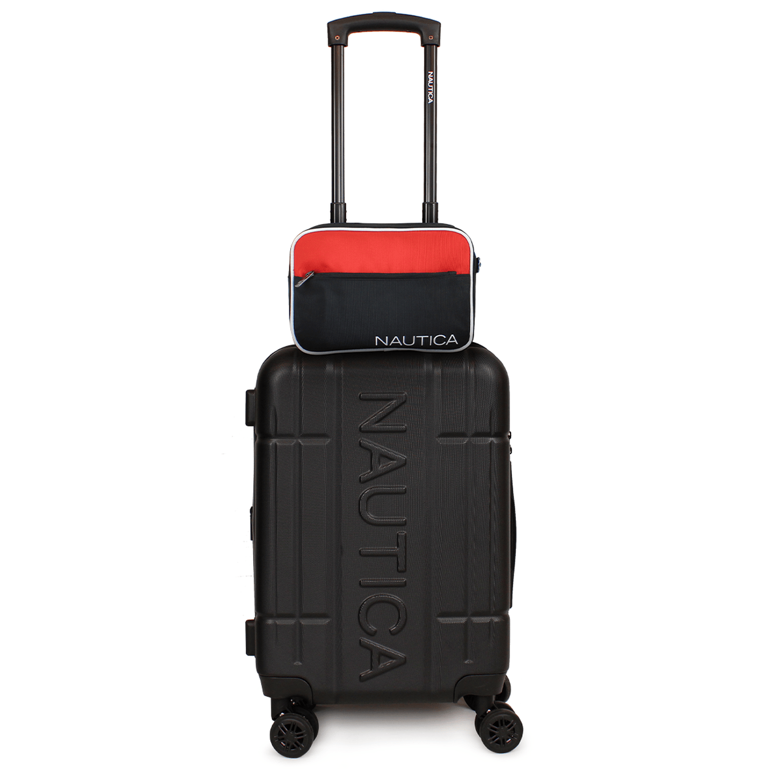 Pack Nautica Maleta cabina Amsterdam negra + Bolso Perseo negro