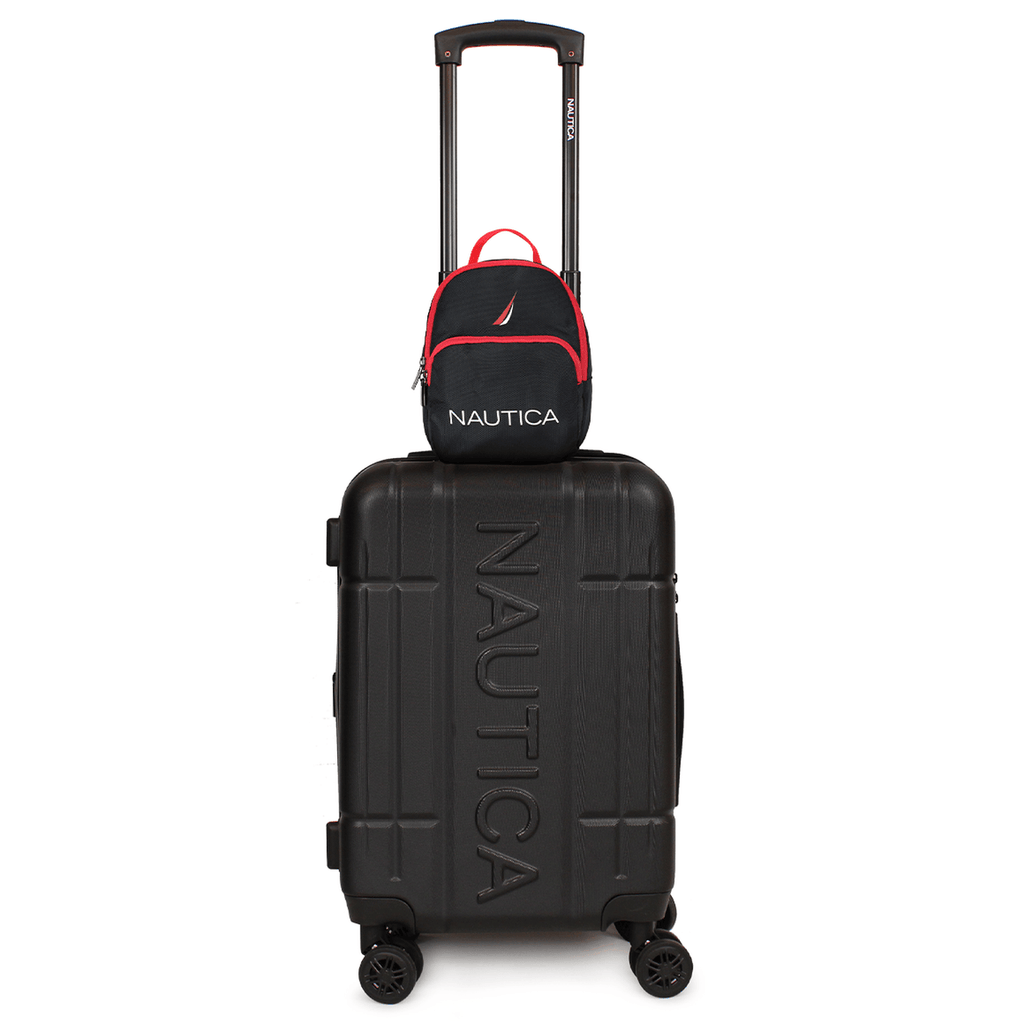 Pack Nautica Maleta cabina Amsterdam + Mochila Parvus negra negro