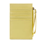 Tarjetero billetera mujer con monedero Suny amarillo Carven Paris