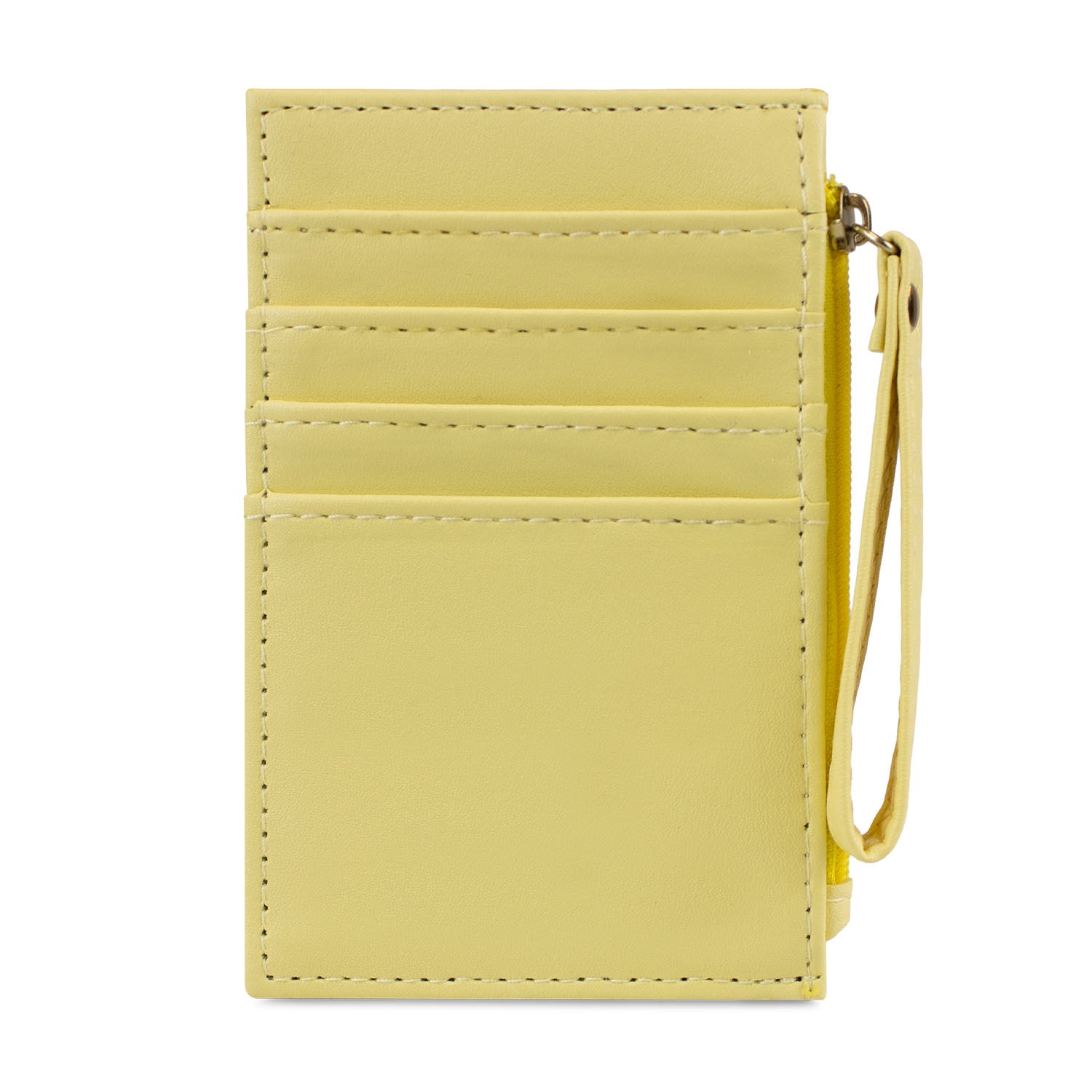 Tarjetero billetera mujer con monedero Suny amarillo Carven Paris