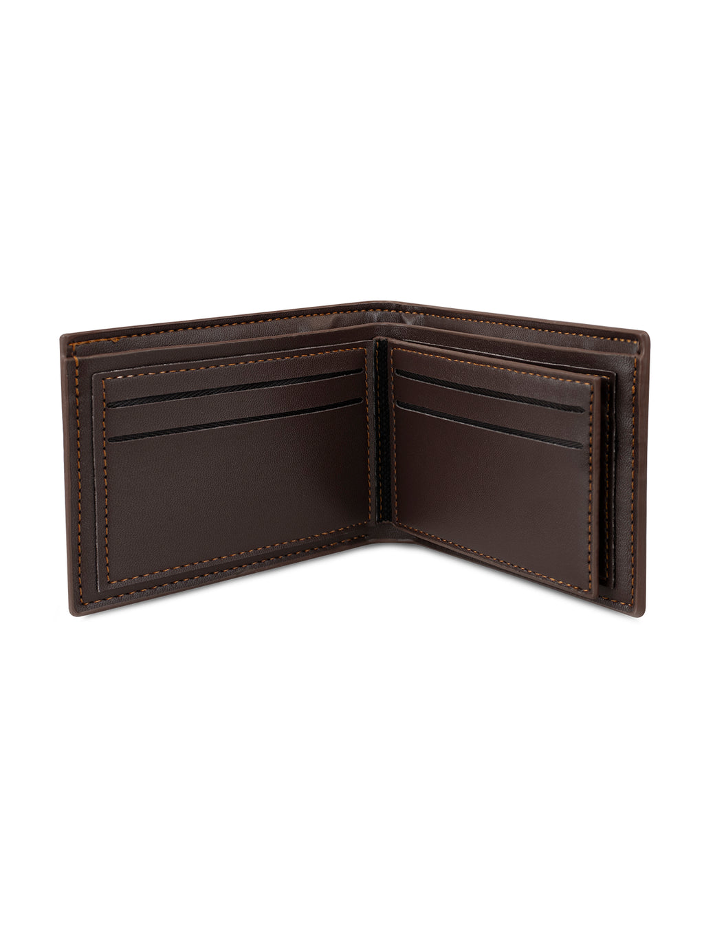 Billetera hombre Gino café oscuro con monedero  Carven Paris