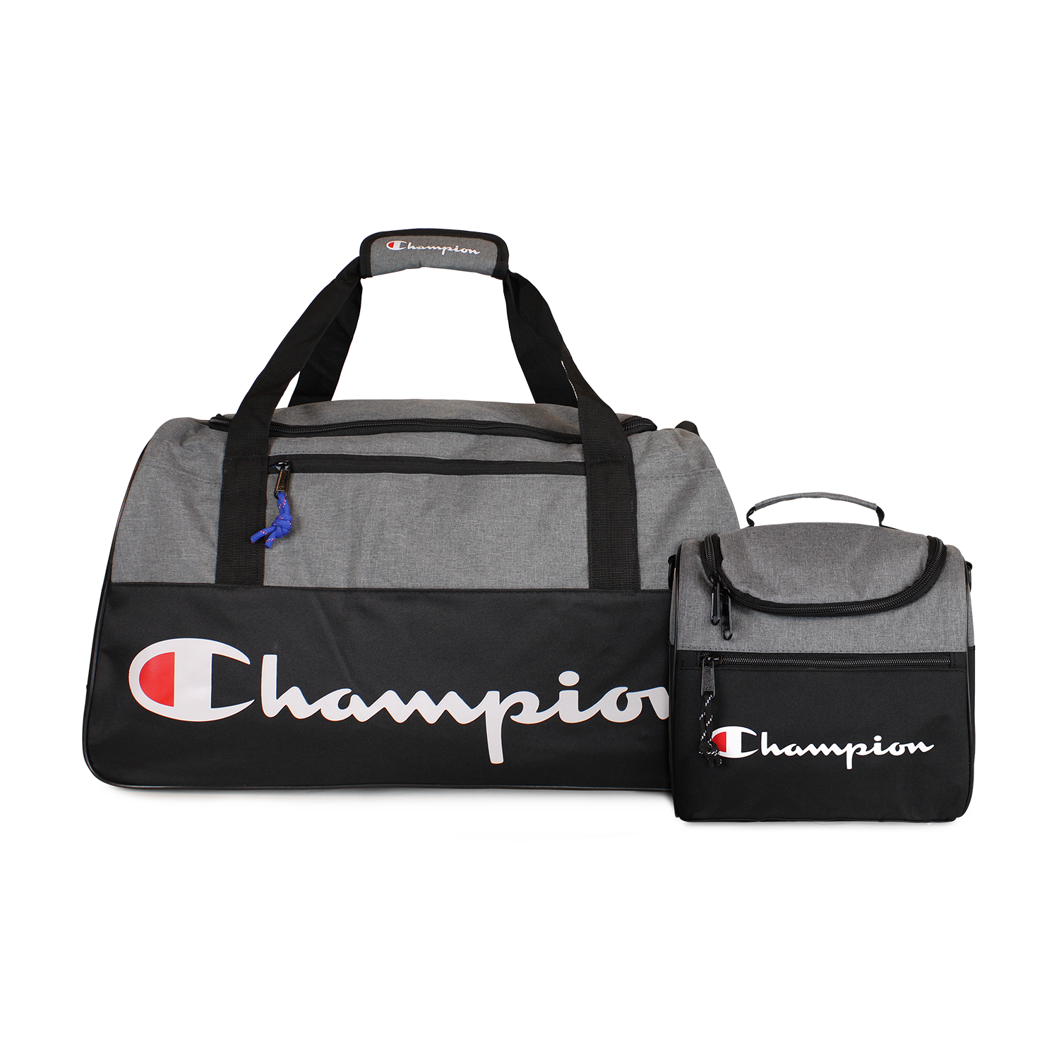 Pack bolso Atlanta 45lts + Lonchera Oxford gris