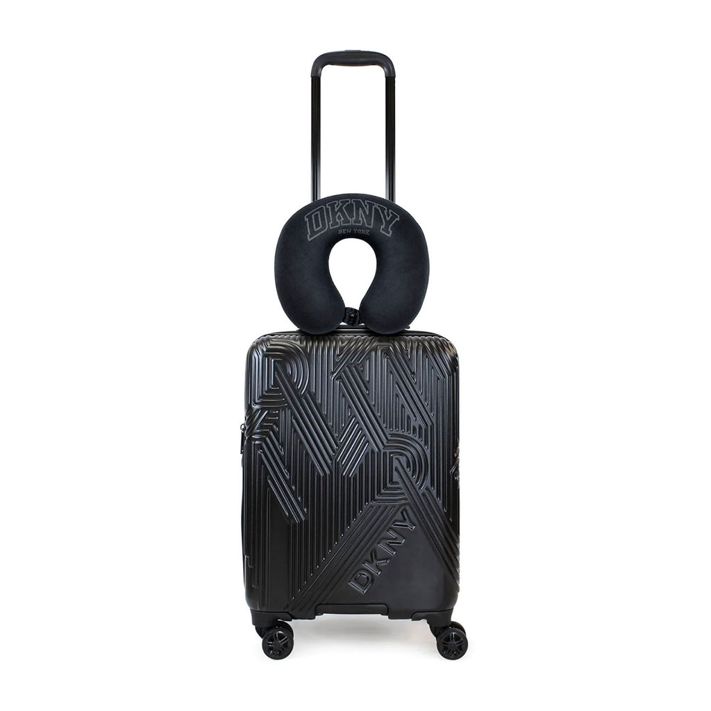 Pack Maleta Cabina 10kg City Scape + Almohada de Viaje Varsity DKNY