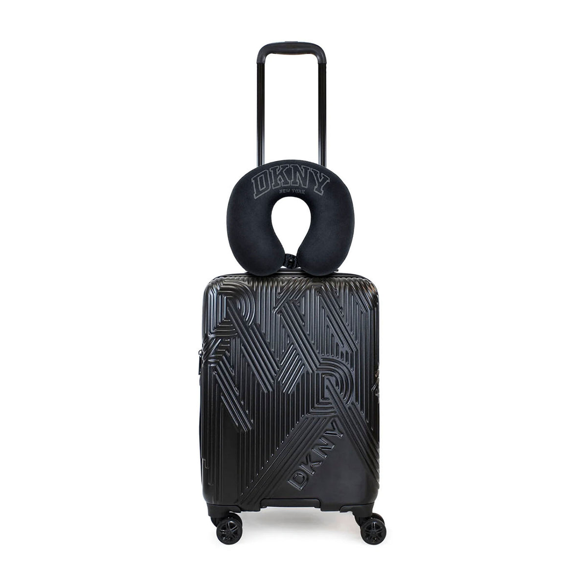 Pack Maleta Cabina 10kg City Scape + Almohada de Viaje Varsity DKNY