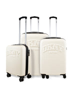 Set 3 maletas S+M+L Hot Town blanco